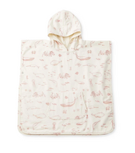 Load image into Gallery viewer, PONCHO TOWEL - pink aquatic