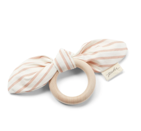 BOW TEETHER - rose
