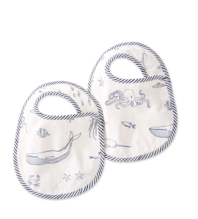 CLOTH BIBS - aquatic