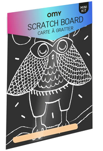 SCRATCH POSTCARD - Owl