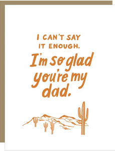 CARD - Glad you're my dad