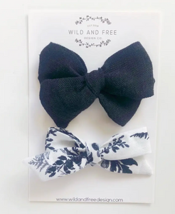 PIGTAIL BOW SET