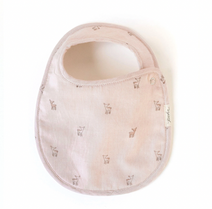 CHAMBRAY BIB - deer