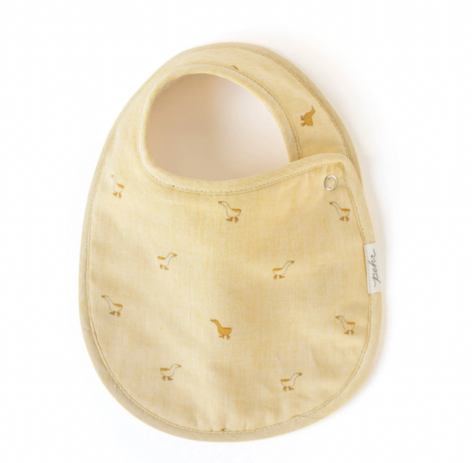 CHAMBRAY BIB - ducks