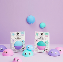 Load image into Gallery viewer, BATH BOMB DUO - purple/blue