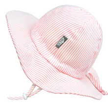 Load image into Gallery viewer, FLOPPY SUN HAT - pink stripe