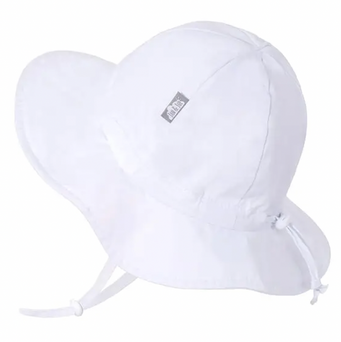 FLOPPY SUN HAT - white