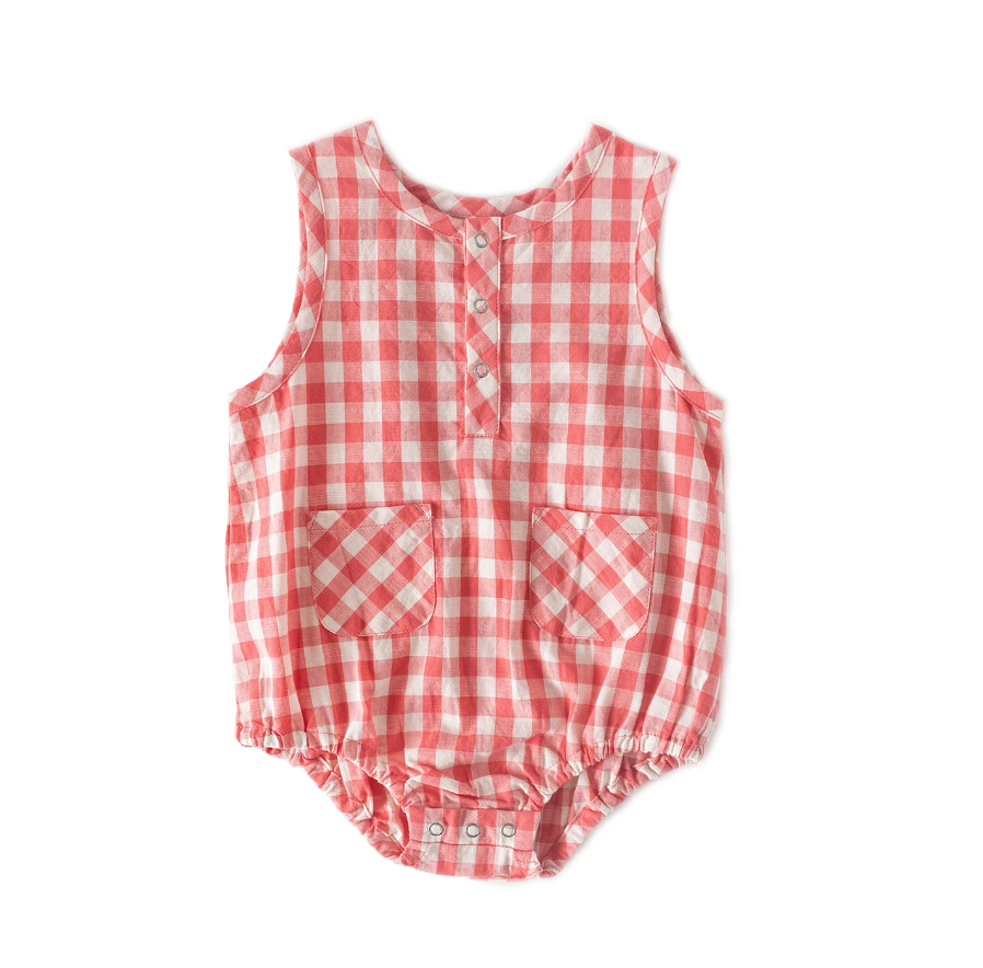 CHECKMATE ONESIE-red