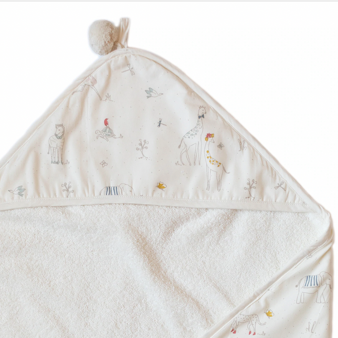 HOODED TOWEL - magical safari