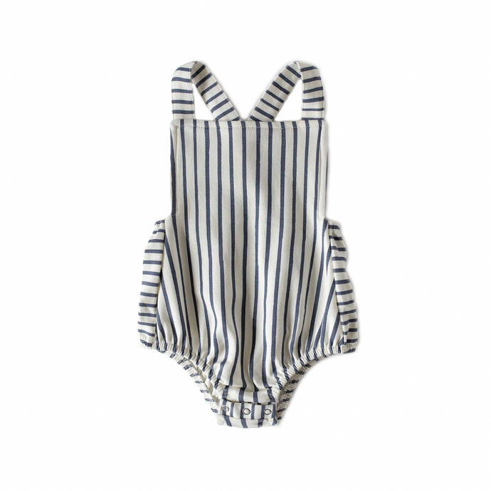CRISS CROSS ROMPER - ink blue