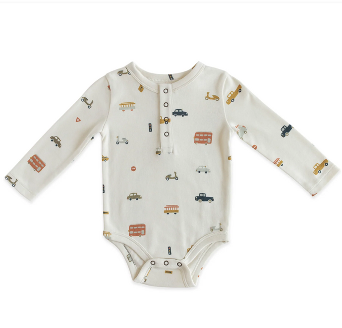 LONG SLEEVE ONESIE - rush hour
