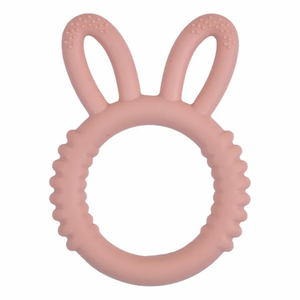 SILICONE BUNNY TEETHER - multiple options