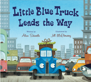LITTLE BLUE TRUCK LEADS THE WAY - board book