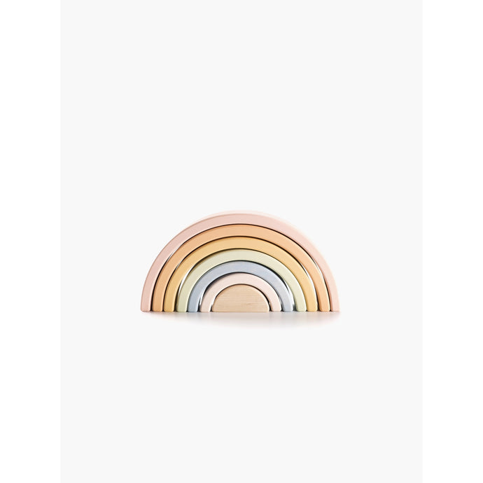 LARGE WOODEN RAINBOW STACKER