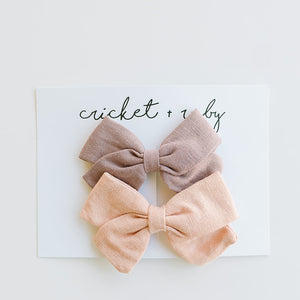 BOW CLIPS - multiple colors