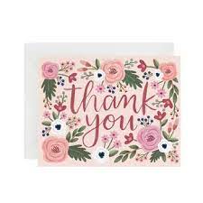 Wild Rose - Thank you Card
